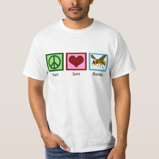 T-shirt Frelons d'amour de paix (Devant)