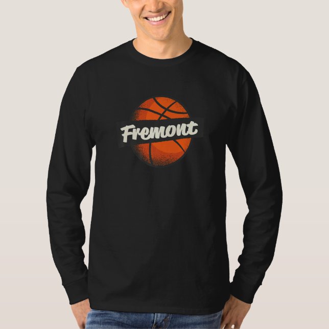 T-shirt Fremont Hometown Basketball Player Sports   (Devant)