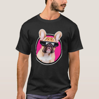 T-shirt French Bulldog 80s Style Vaporwave Frenchies Lover