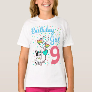 T-shirt French Bulldog Birthday Party French Girl Outlet