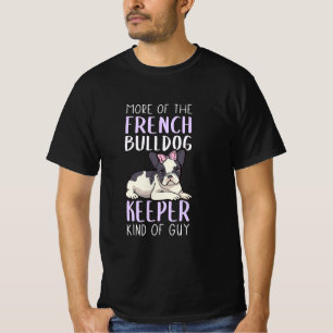 T-shirt French Bulldog Keeper Design pour hommes French Bu