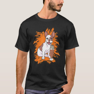 T-shirt French Bulldog Milkshake Chocolat Dessert Sweet T