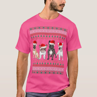 T-shirt French Bulldog Ugly Christmas Sweater