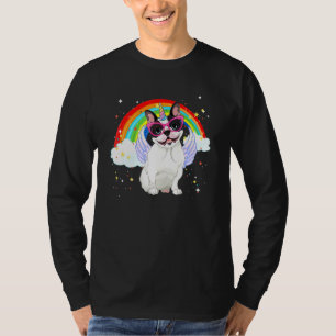 T-shirt French Bulldog Unicorn Girls Space Galaxy Frenchic