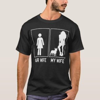T-shirt French Bulldog Votre Femme Ma Femme