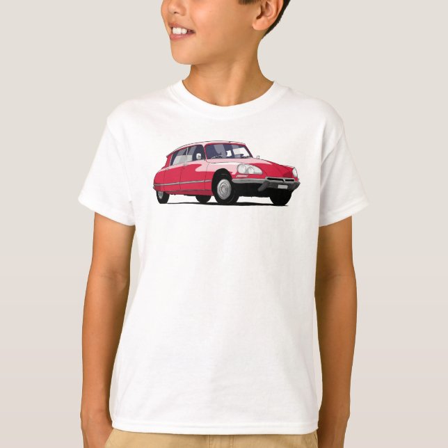 T-shirt French Car Citroen DS Classic Car (Devant)