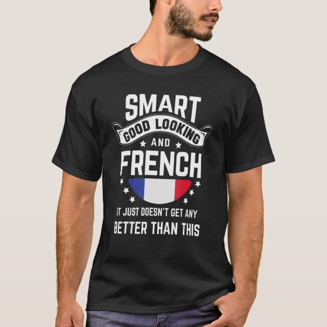 T-shirt French Flag Native Pride France French Roots (Devant)