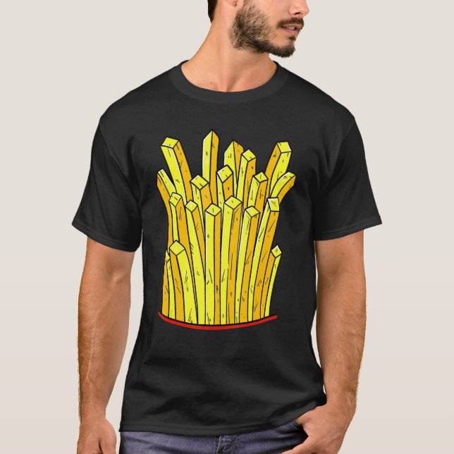 T-shirt French Fries Costume  Fast Food French Fry (Devant)