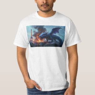 T-shirt French Fries, Quelqu'Un ? Dragon Art