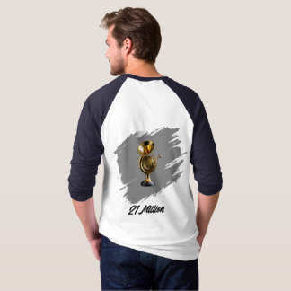 T-shirt French horn Bitcoin 0121million van HEBE 02