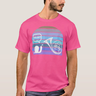T-shirt French Horn Snail Meme Maman Joke For Brass Music 