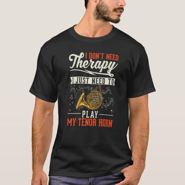 T-shirt French Horn Therapy French Horn Player 1 (Devant)