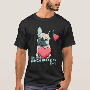 T-shirt Frenchbulldog Avec Heartballon Worlds plus mignon 