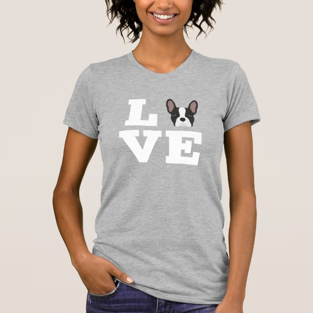 T-Shirt Frenchie Amour (Devant)