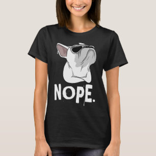 T-shirt Frenchie Bouledogue Français Blanc