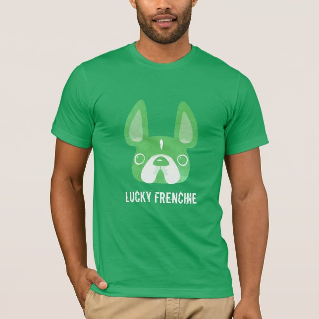 T-shirt Frenchie chanceux (Devant)