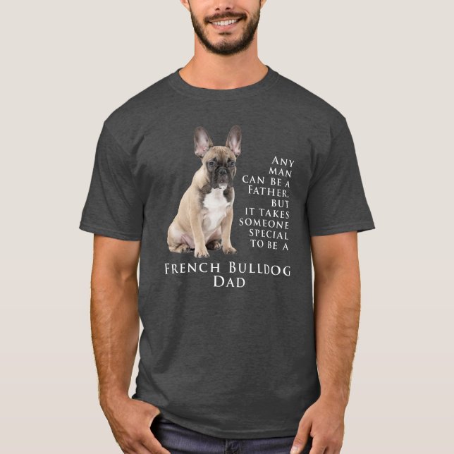 T-shirt Frenchie Dad (Devant)