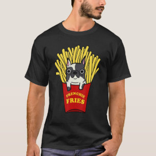 T-shirt Frenchie Fries mignonne Chien Français Bulldog
