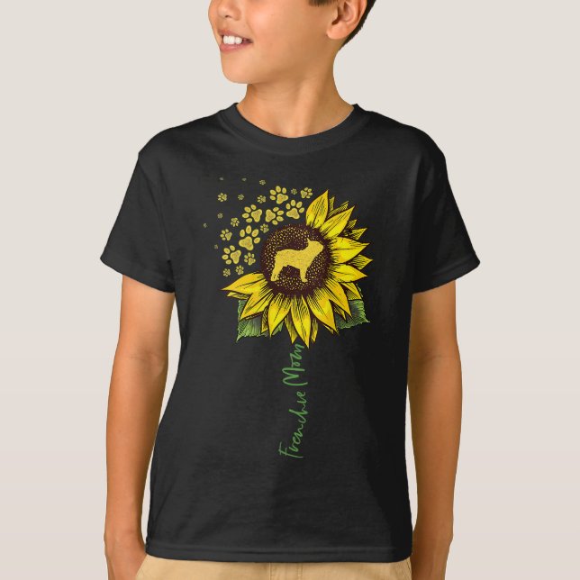 T-shirt Frenchie Mom Sunflower French Bulldog Lover Cadeau (Devant)