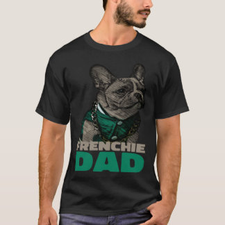 T-shirt Frenchie Papa Français Bulldog Papa