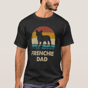 T-shirt Frenchie Papa Pour Hommes French Bulldog Chien Vin