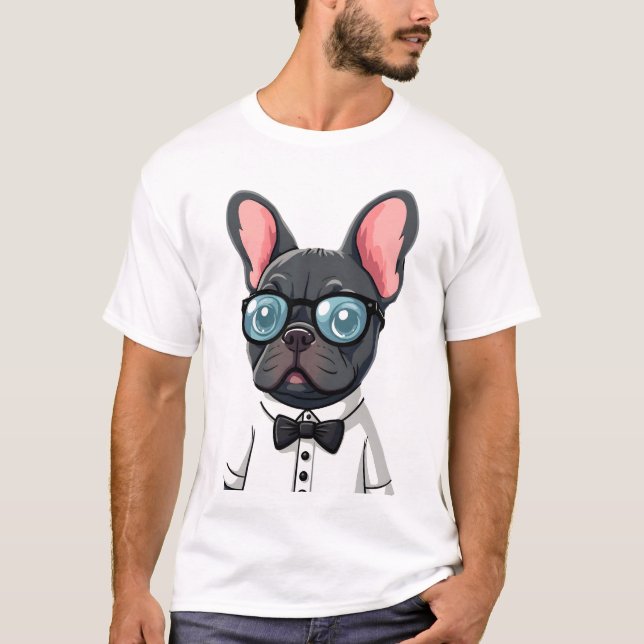 T-shirt Frenchie The Gentlemen Copie (2) (Devant)