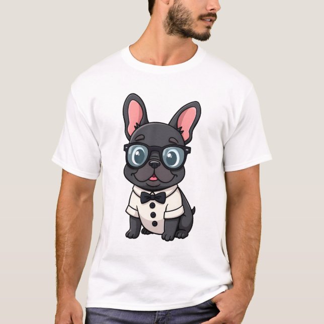 T-shirt Frenchie The Gentlemen Copie (4) (Devant)