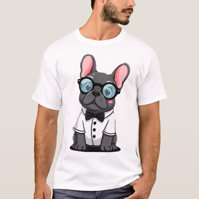 T-shirt Frenchie The Gentlemen Copie (5) (Devant)