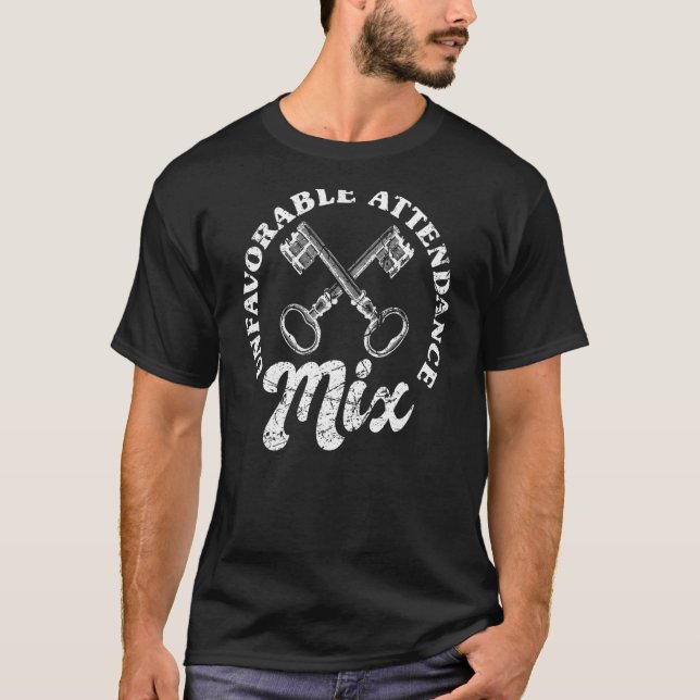 T-shirt Fréquence défavorable Mélange Magique Clé Thème Pa (Devant)