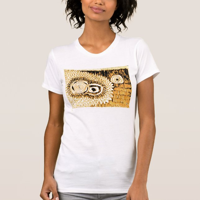 T-shirt fréquences des tournesols (Devant)