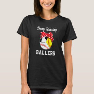 T-shirt Fréquente Élévation Ballers Baseball Softball Socc