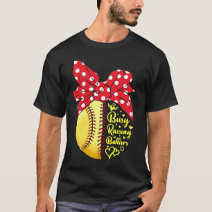 T-shirt Fréquentée Ballers d'Élévation Drôle de baseball S