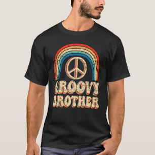 T-shirt Frère branché Esthétique Nostalgie Années 70 Rétro