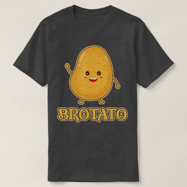 T-shirt Frère Brotato et amitié de la pomme de terre (Design devant)