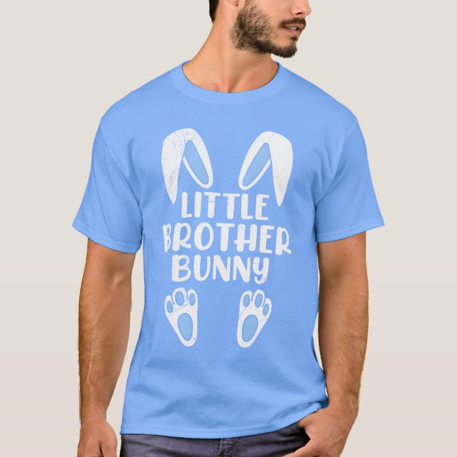 T-shirt Frère Bunny Amis de Pâques Rabbit Enfants cadeau (Devant)