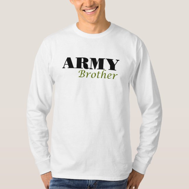 T-shirt Frère d'armée (cursif) (Devant)