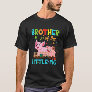 T-shirt Frère de Chemises de Petit Cochon Chemises d'anniv