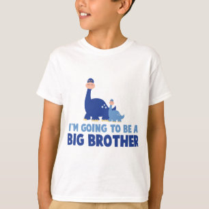T-shirt frère de dinosaure à être NOUVEAU bleu