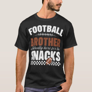 T-shirt Frère de football Footballeur drôle