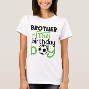 T-shirt Frère de football Garçon d'anniversaire Fête de ga