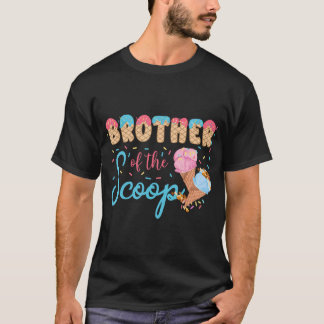 T-shirt Frère De La Crème De Glace Scoop Genre Révéler Béb