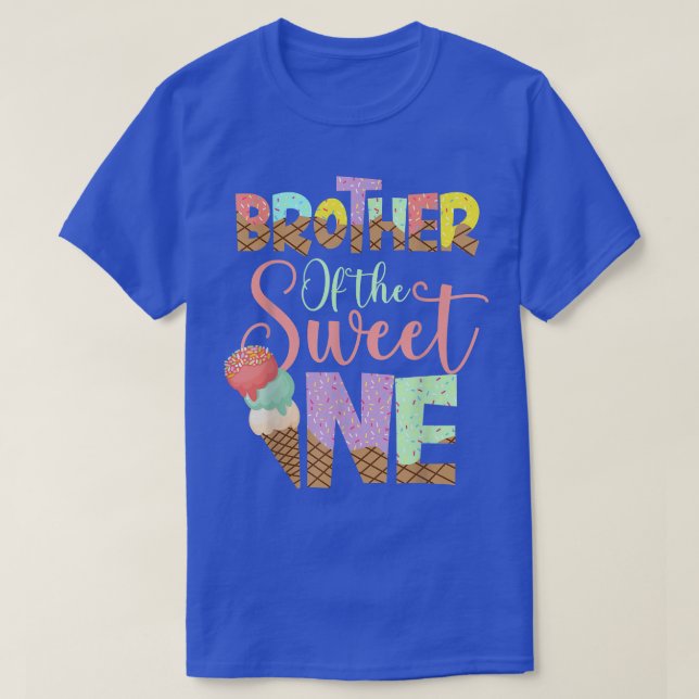 T-shirt Frère de la douce amoureuse de la glace  (Design devant)