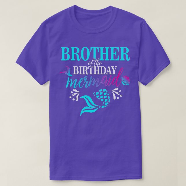 T-shirt Frère De La Famille De Maitre D'Anniversaire (Design devant)