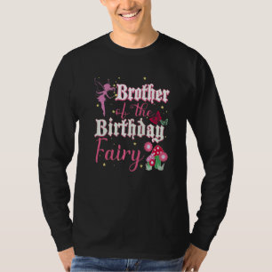 T-shirt Frère De La Fée D'Anniversaire Princesse Mushroom 