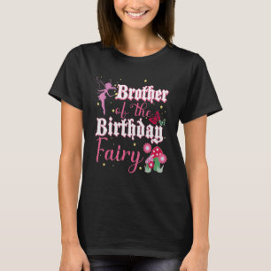 T-shirt Frère De La Fée D'Anniversaire Princesse Mushroom