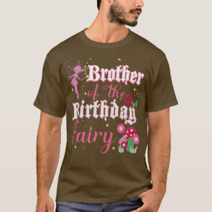T-shirt Frère De La Fée D'Anniversaire Princesse Mushroom 