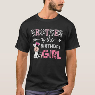 T-shirt Frère de la ferme de vache de la fille d'anniversa