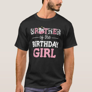 T-shirt Frère de la fille d'anniversaire Chemise Ferme Vac