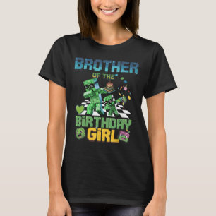 T-shirt Frère de la fille qui fête son anniversaire Funny