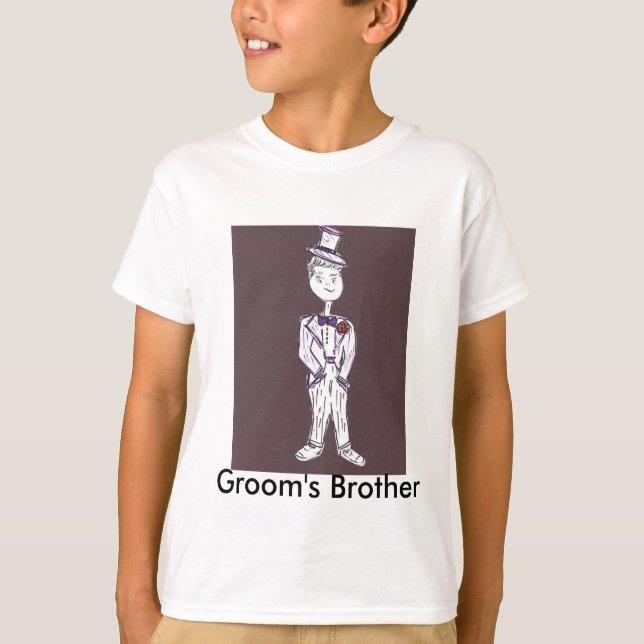 T-shirt Frère de la Groom/Bachelor (Devant)